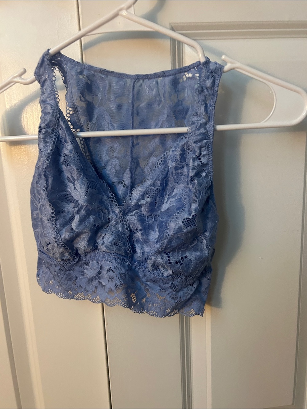 Soma Lace Bralette in Light Blue